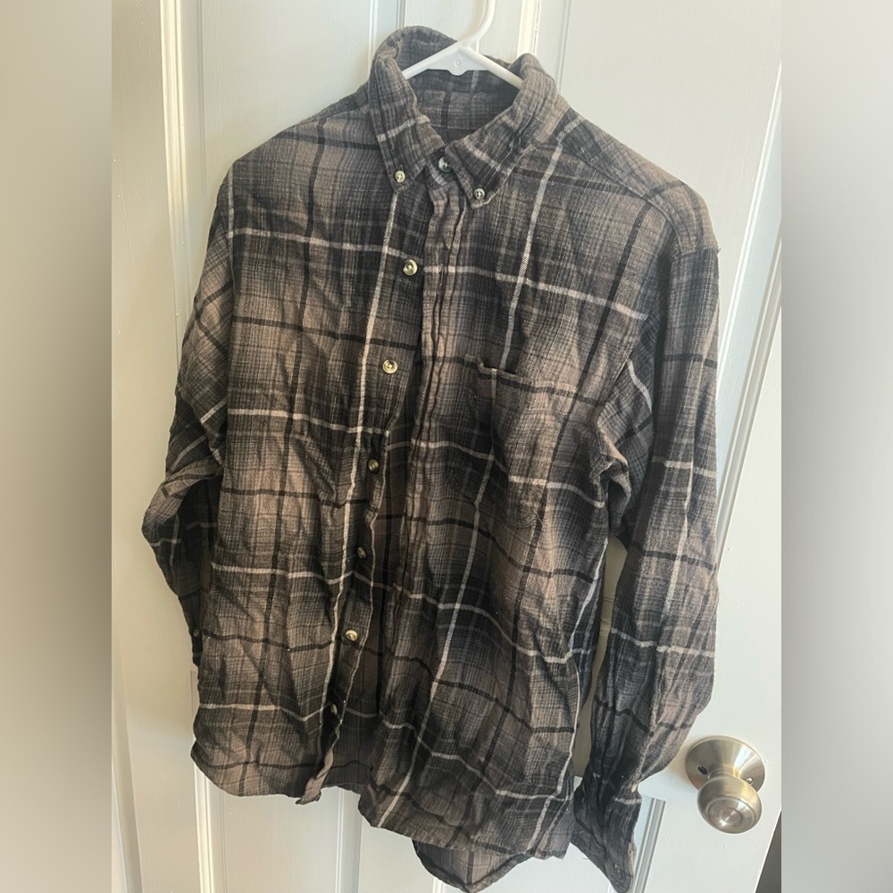 Men’s small Hobbs Creek black flannel